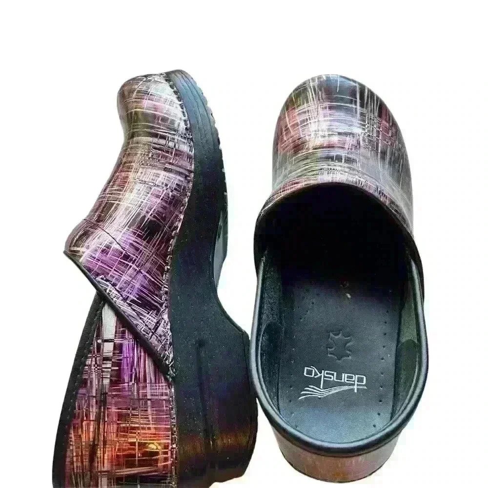 Dansko Multicolor Patterned Mules - Picture 7 of 12